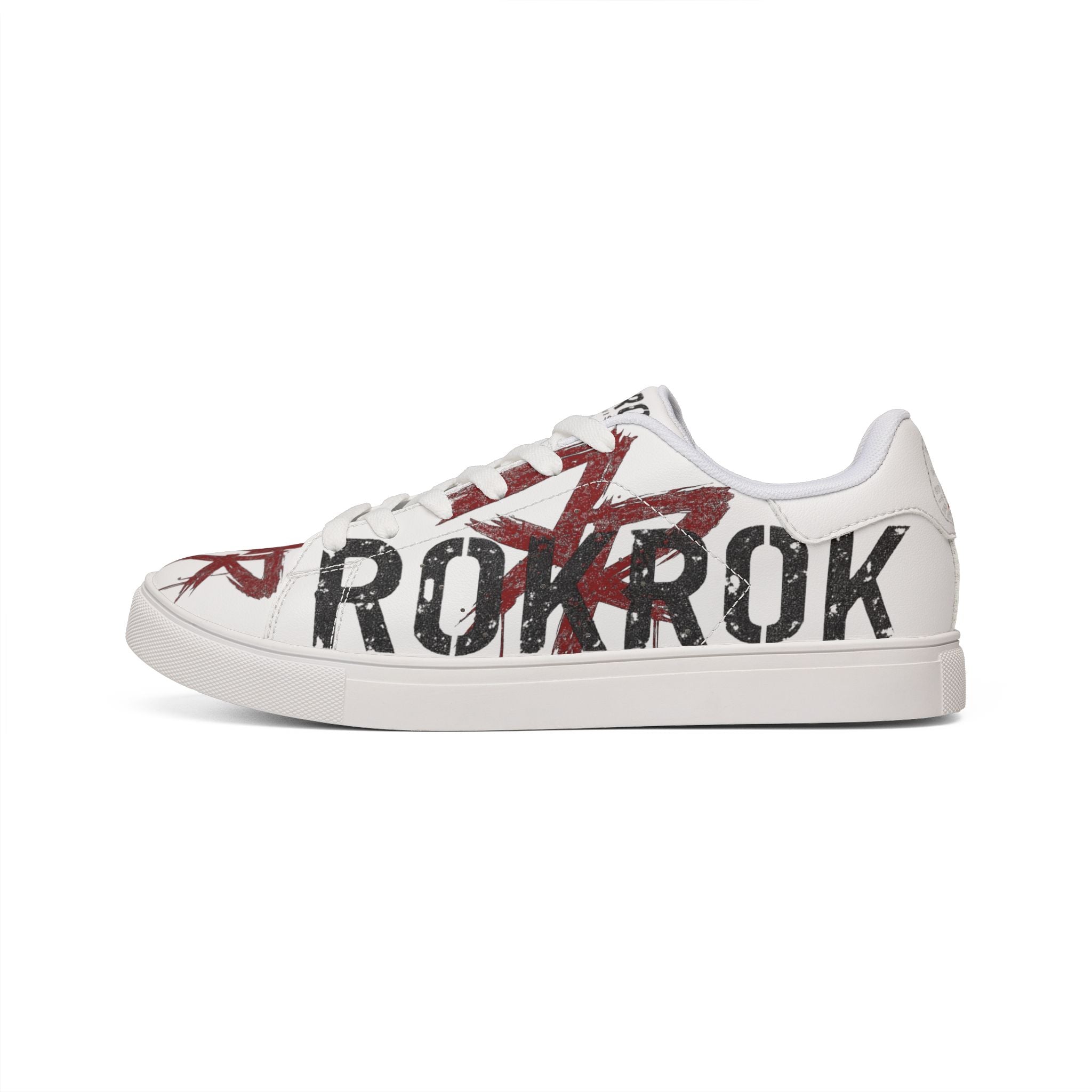 ROKROK Street Division White Low-Top Sneakers