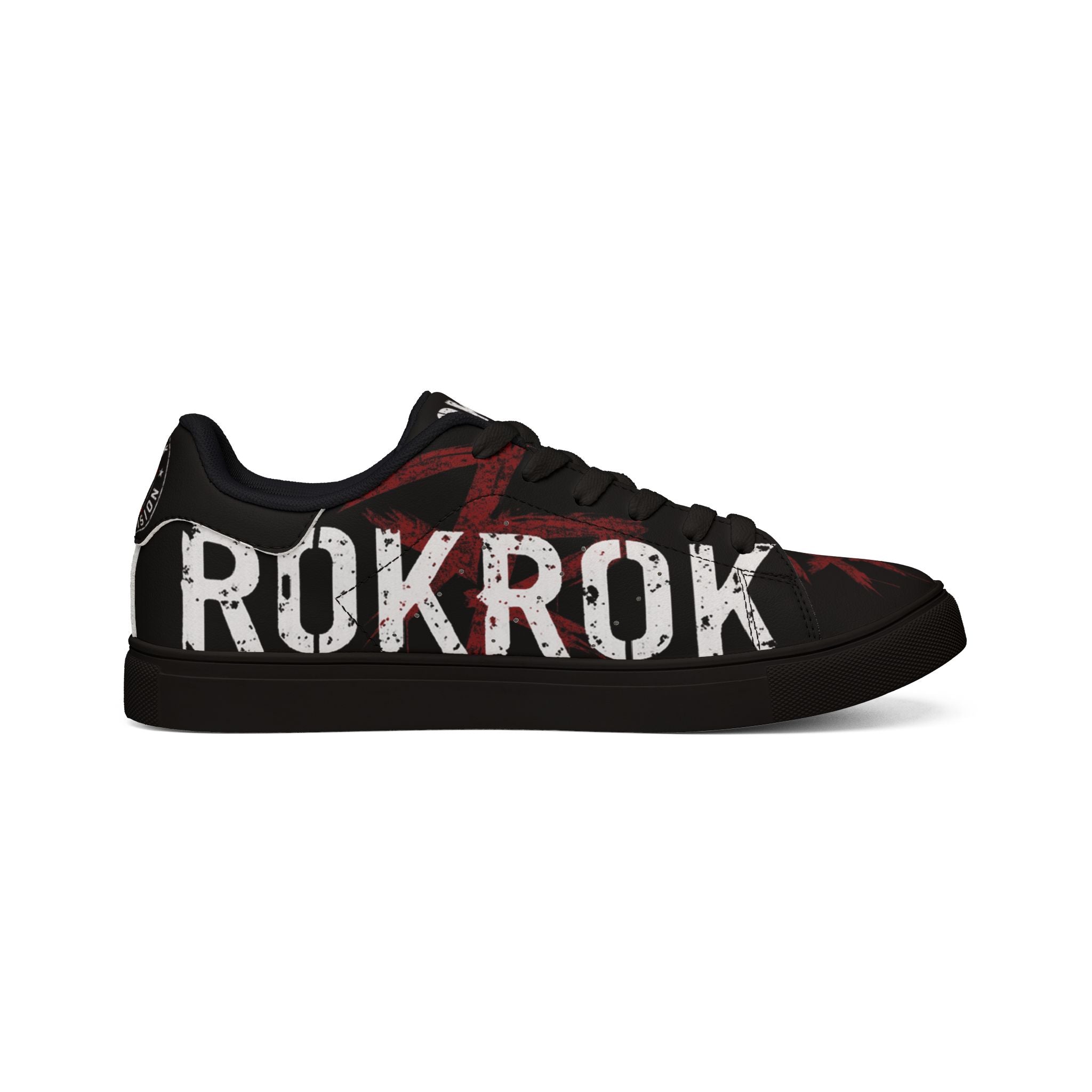 ROKROK Street Division Mustat Matalavartiset Tennarit