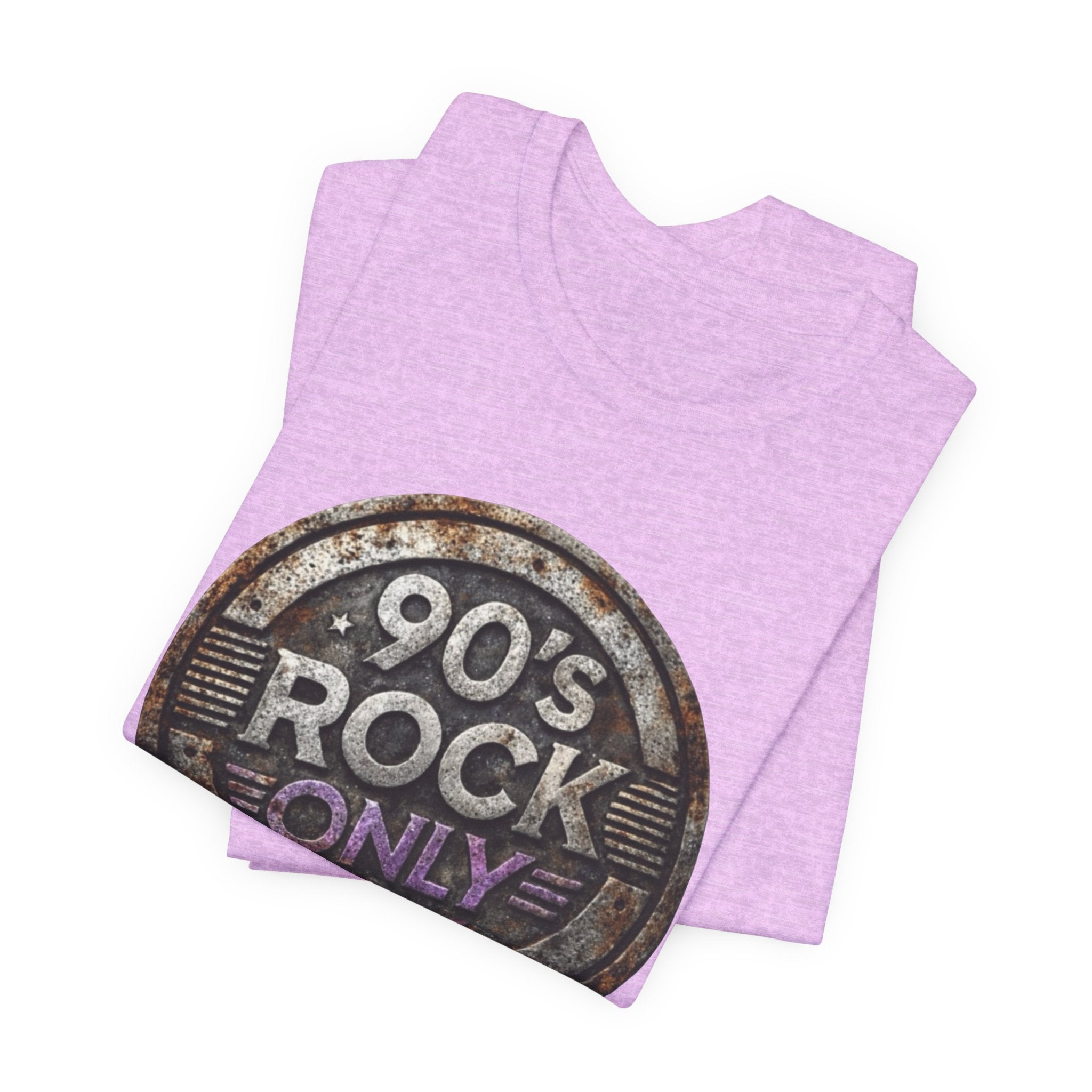 Perza 90’s Rock ONLY Vintage Round Logo T-Shirt - candletown.net