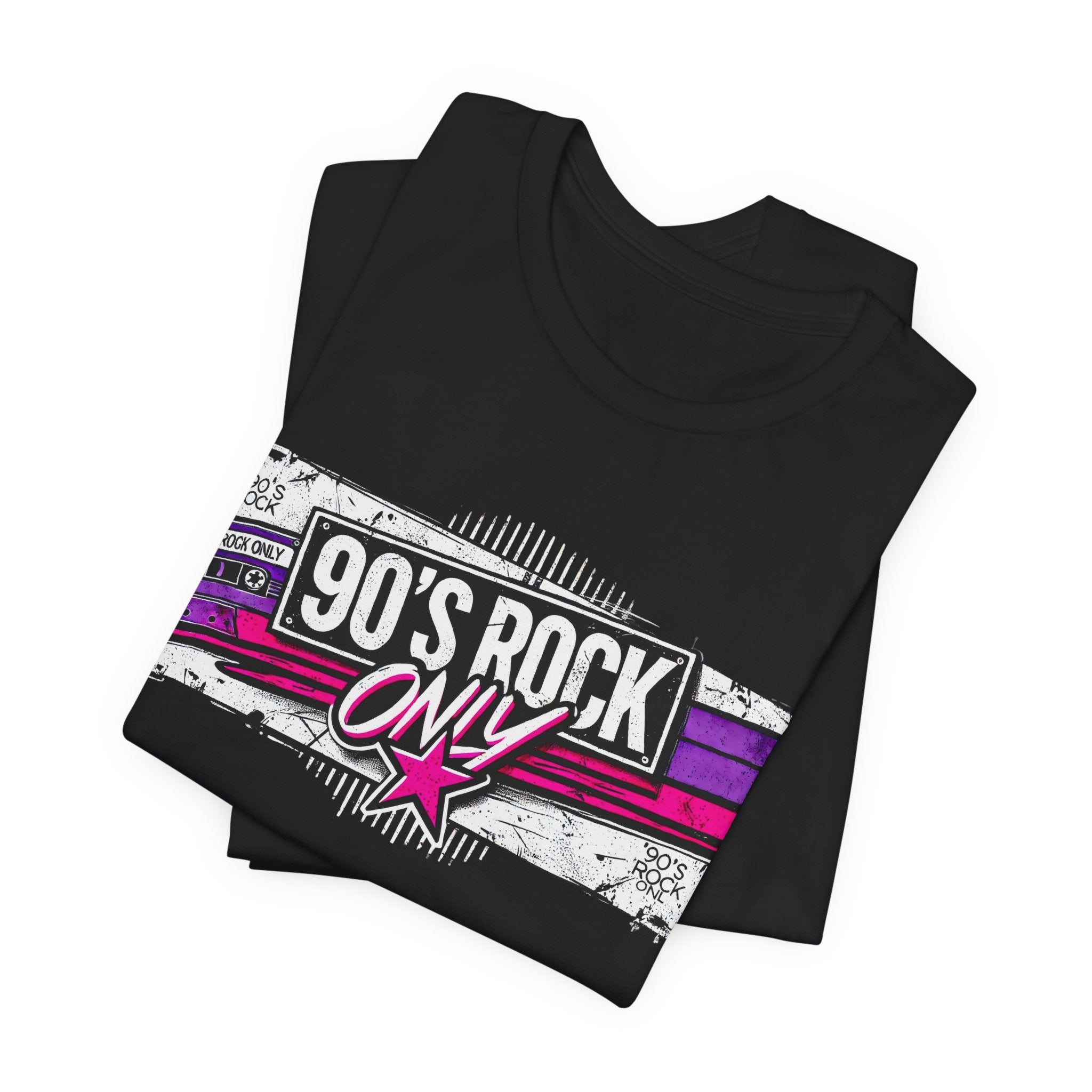 Perza 90’s Rock ONLY Suorakulmainen logo T-paita