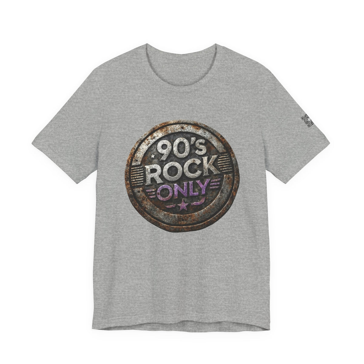 Perza 90’s Rock ONLY Vintage Round Logo T-Shirt - candletown.net