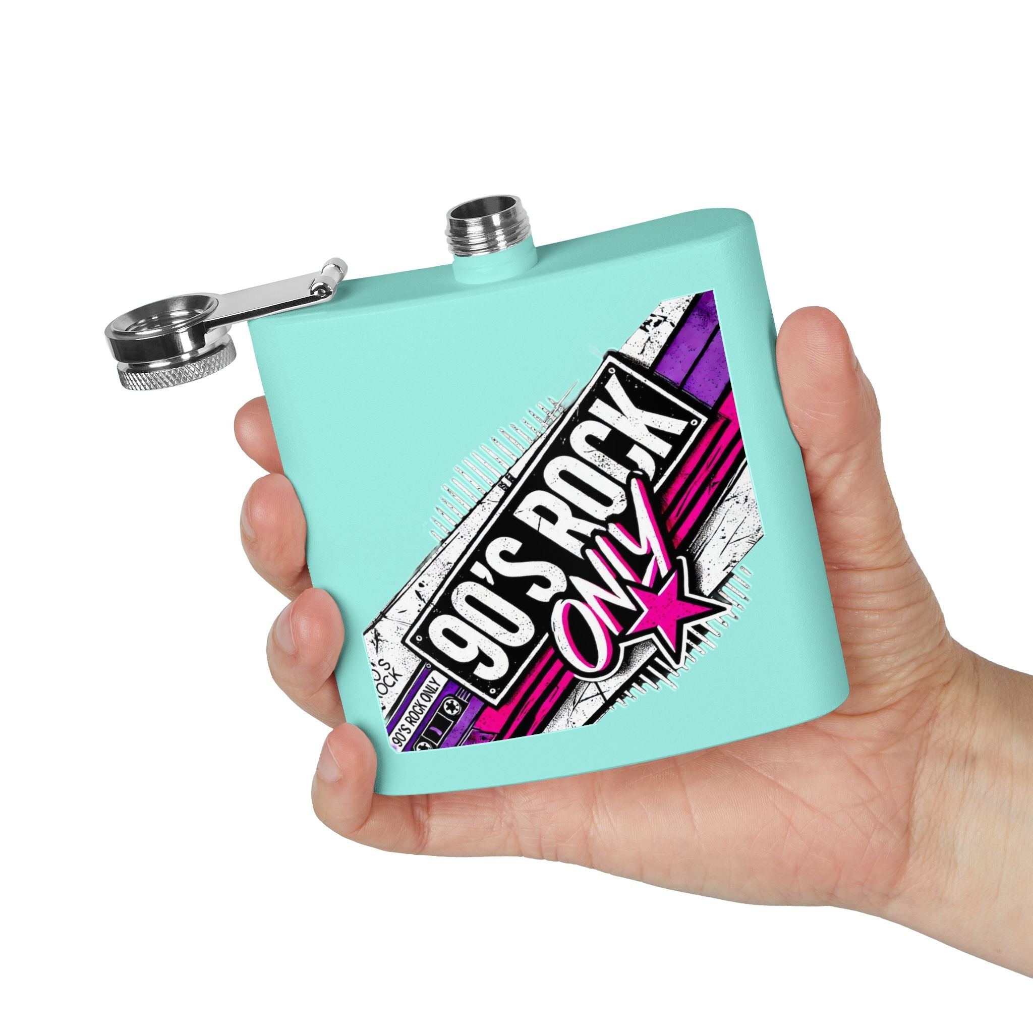 Perza 90’s Rock ONLY Taskumatti – Suorakulmainen Logo