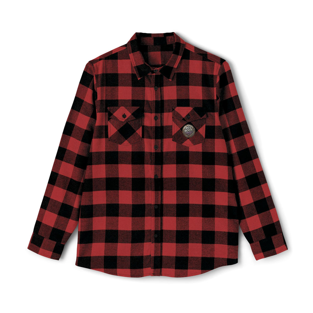 Perza 90’s Rock ONLY Vintage Round Logo Flannel Shirt - candletown.net