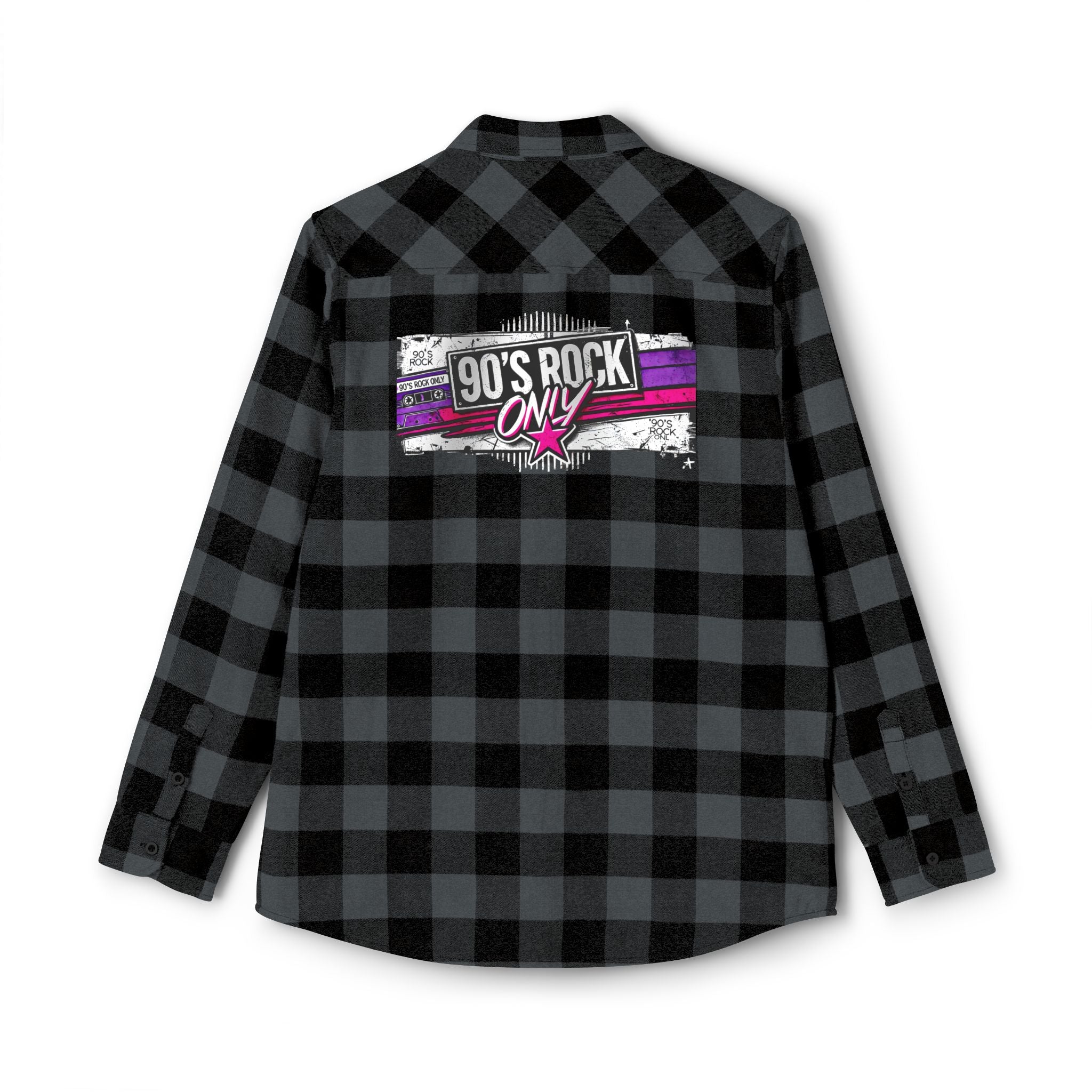 Perza 90’s Rock ONLY Flanellipaita Suorakulmainen Logo