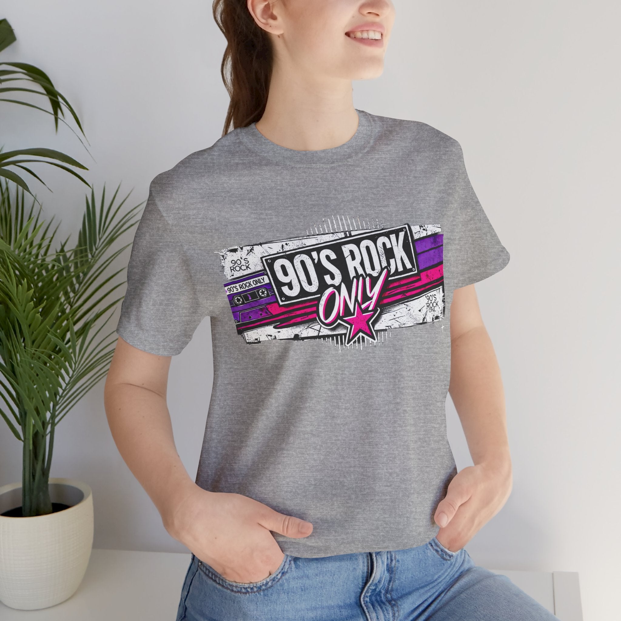 Perza 90’s Rock ONLY Suorakulmainen logo T-paita