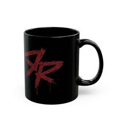 ROKROK Street Division Musta Kahvimuki – Rock Style Keraaminen Muki