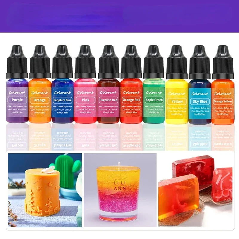 20 Colors High Concentration Candle Soap Color Essence – Perfect for DIY Candle and Soap Making - candletown.net