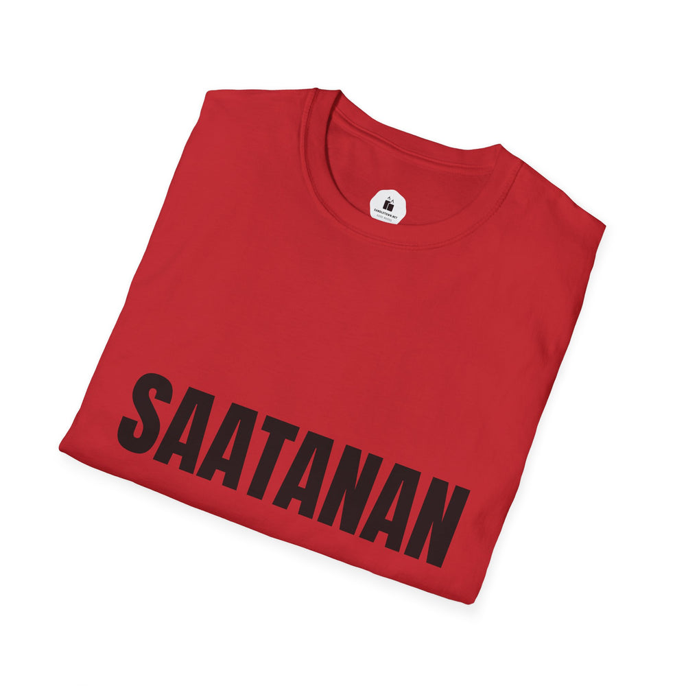 SAATANAN TUNARIT — Personalized White Graphic T‑Shirt - candletown.net