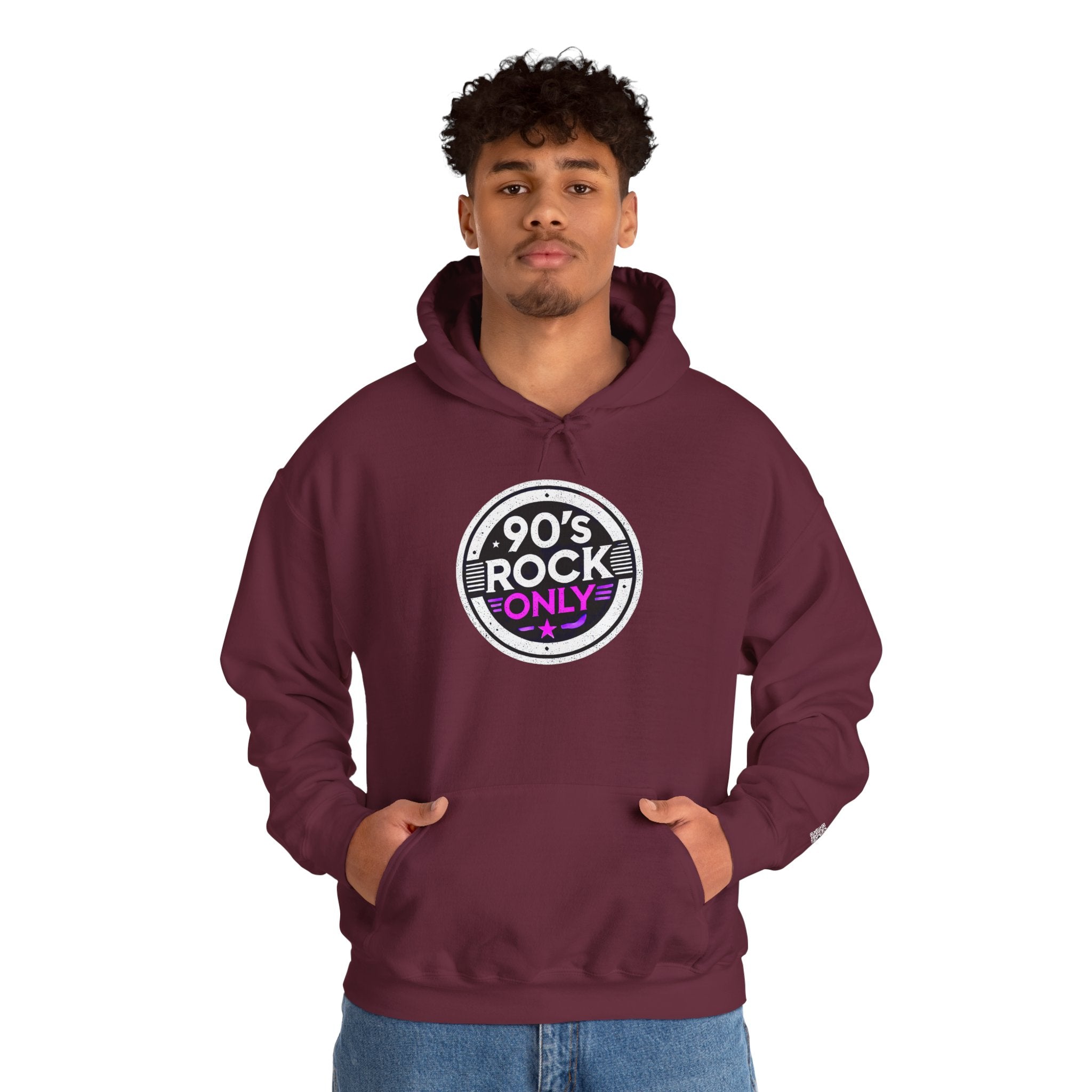 Perza 90’s Rock ONLY Pyöreä logo huppari