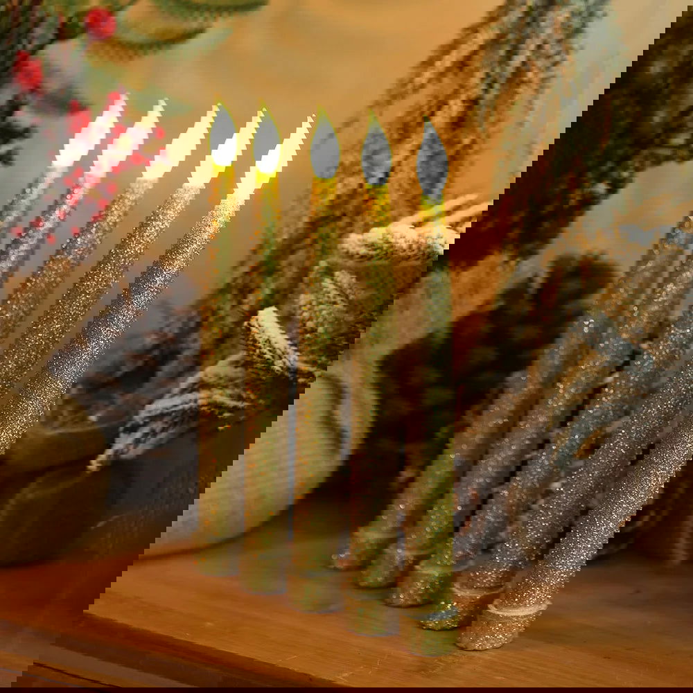 2Pcs Flameless LED Taper Candles - Elegant and Safe Candlelight for Any Occasion - candletown.net