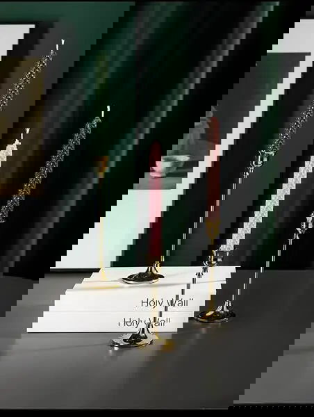 2 pcs Pointed Beeswax Honeycomb Candles - Prayer & Home Decor - candletown.net