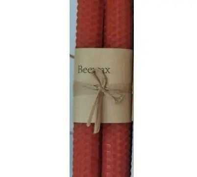 2 pcs Pointed Beeswax Honeycomb Candles - Prayer & Home Decor - candletown.net