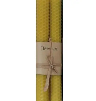 2 pcs Pointed Beeswax Honeycomb Candles - Prayer & Home Decor - candletown.net