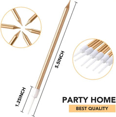 30pcs Metallic Birthday Candles - candletown.net