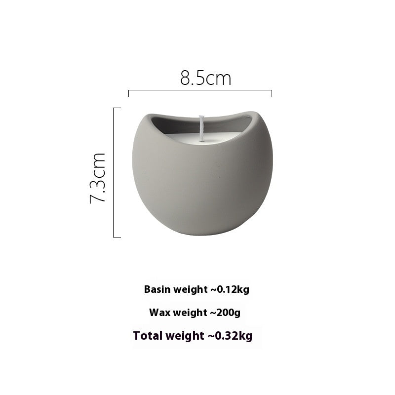 Ceramic Candle Cup for DIY & Home Decor