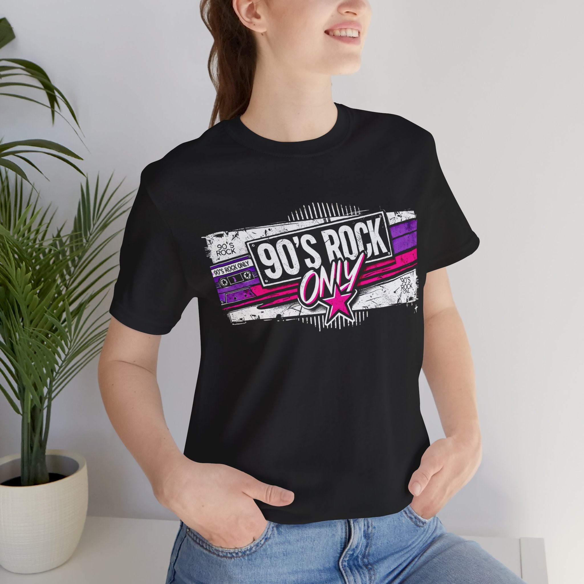 Perza 90’s Rock ONLY Suorakulmainen logo T-paita