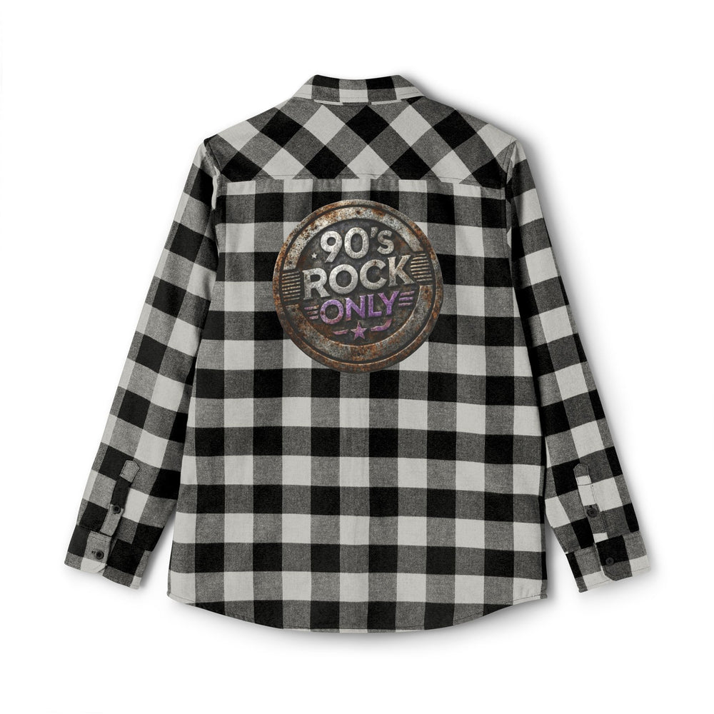 Perza 90’s Rock ONLY Vintage Round Logo Flannel Shirt - candletown.net