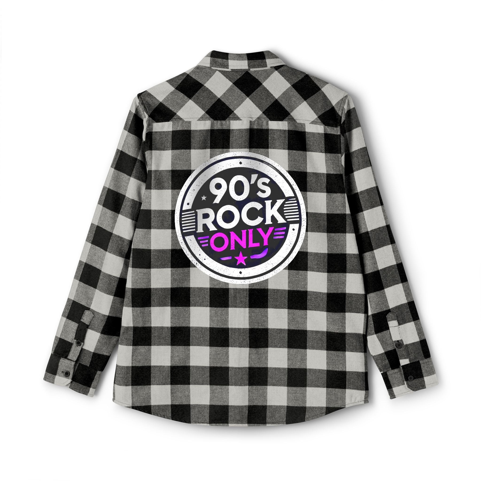 Perza 90’s Rock ONLY Flanellipaita Pyöreä Logo