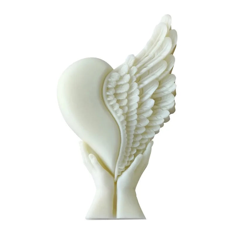 3D Love Angel Wings Silicone Candle Mold for DIY Crafts - candletown.net