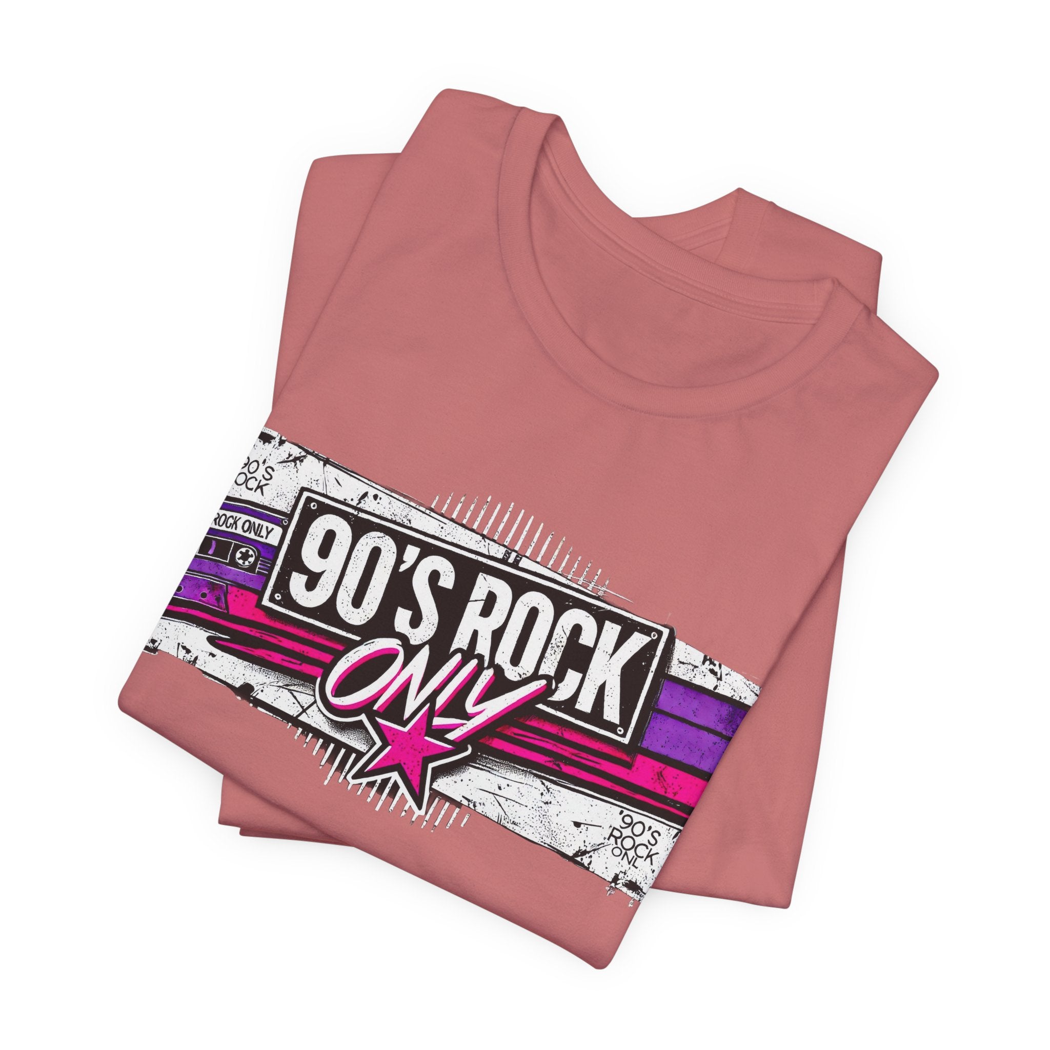 Perza 90’s Rock ONLY Suorakulmainen logo T-paita