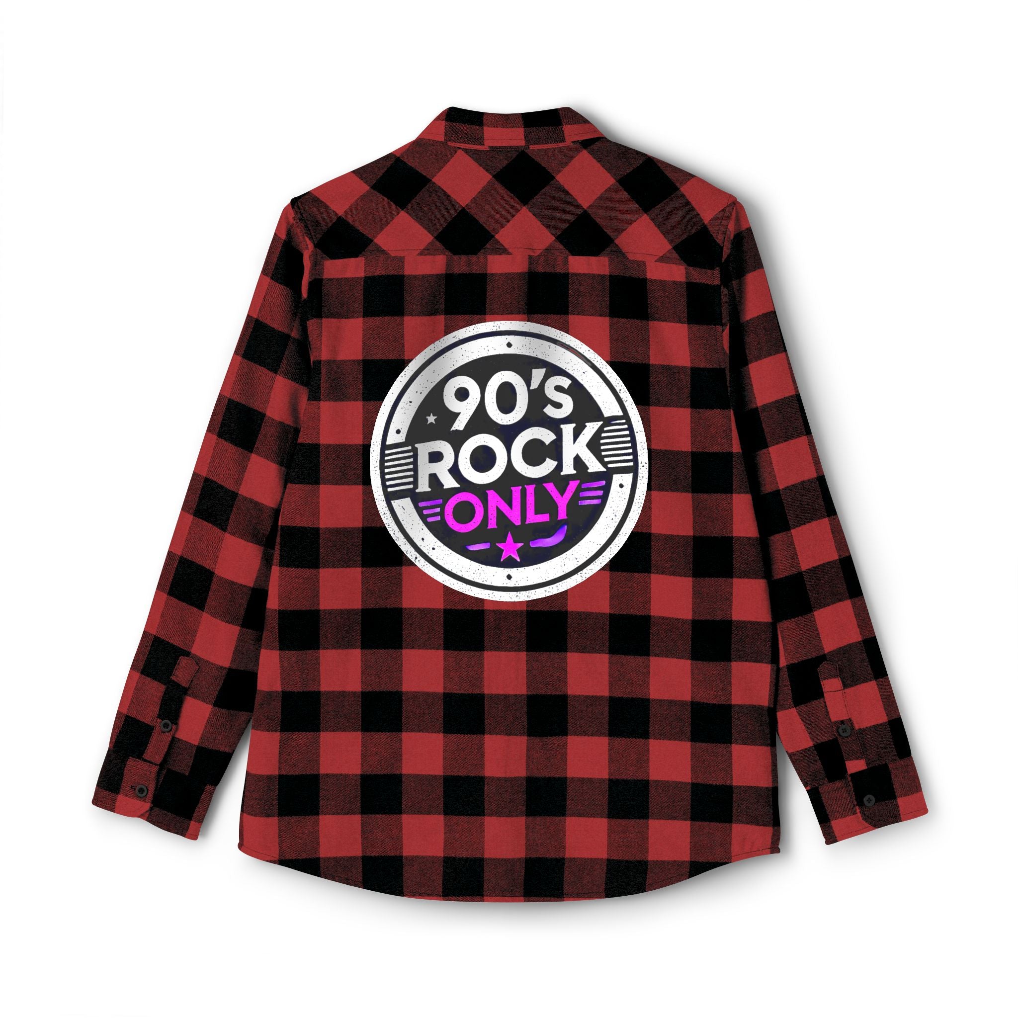 Perza 90’s Rock ONLY Flanellipaita Pyöreä Logo