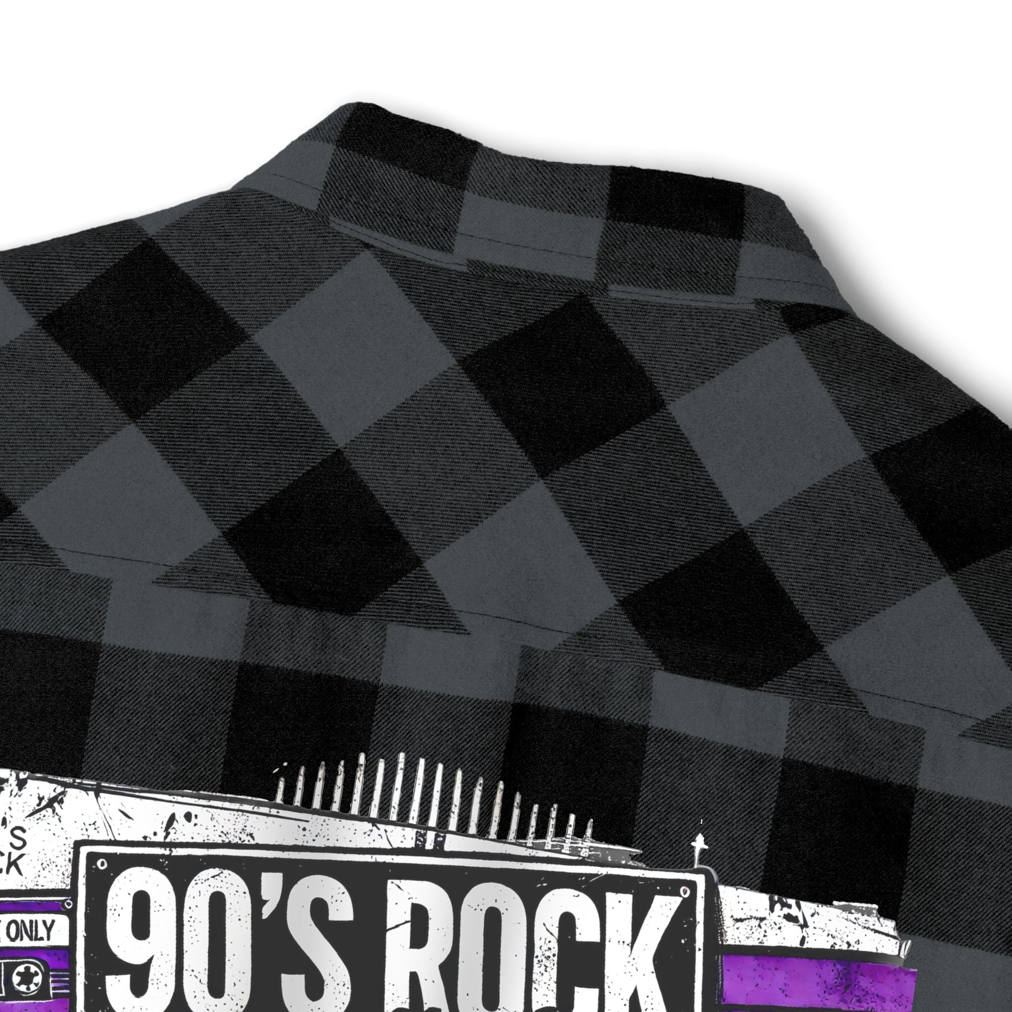 Perza 90’s Rock ONLY Flanellipaita Suorakulmainen Logo
