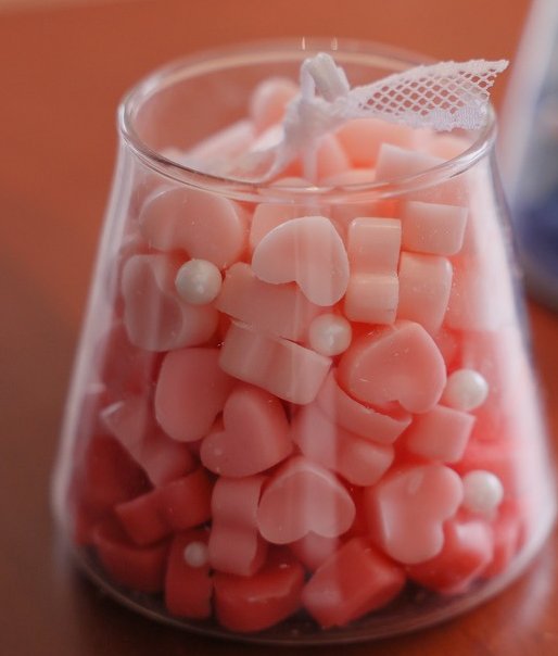 Heart in Glass Soy Candle – Valentine Aromatherapy