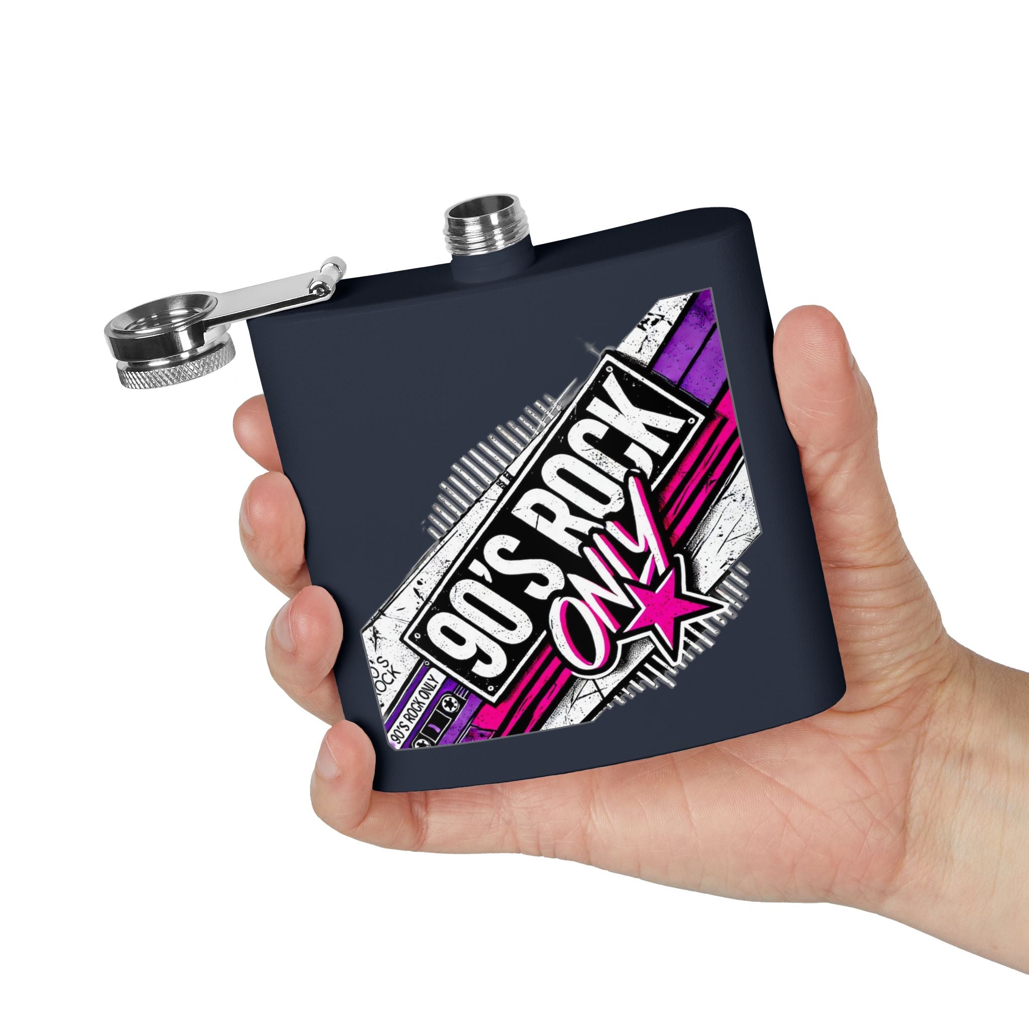 Perza 90’s Rock ONLY Taskumatti – Suorakulmainen Logo