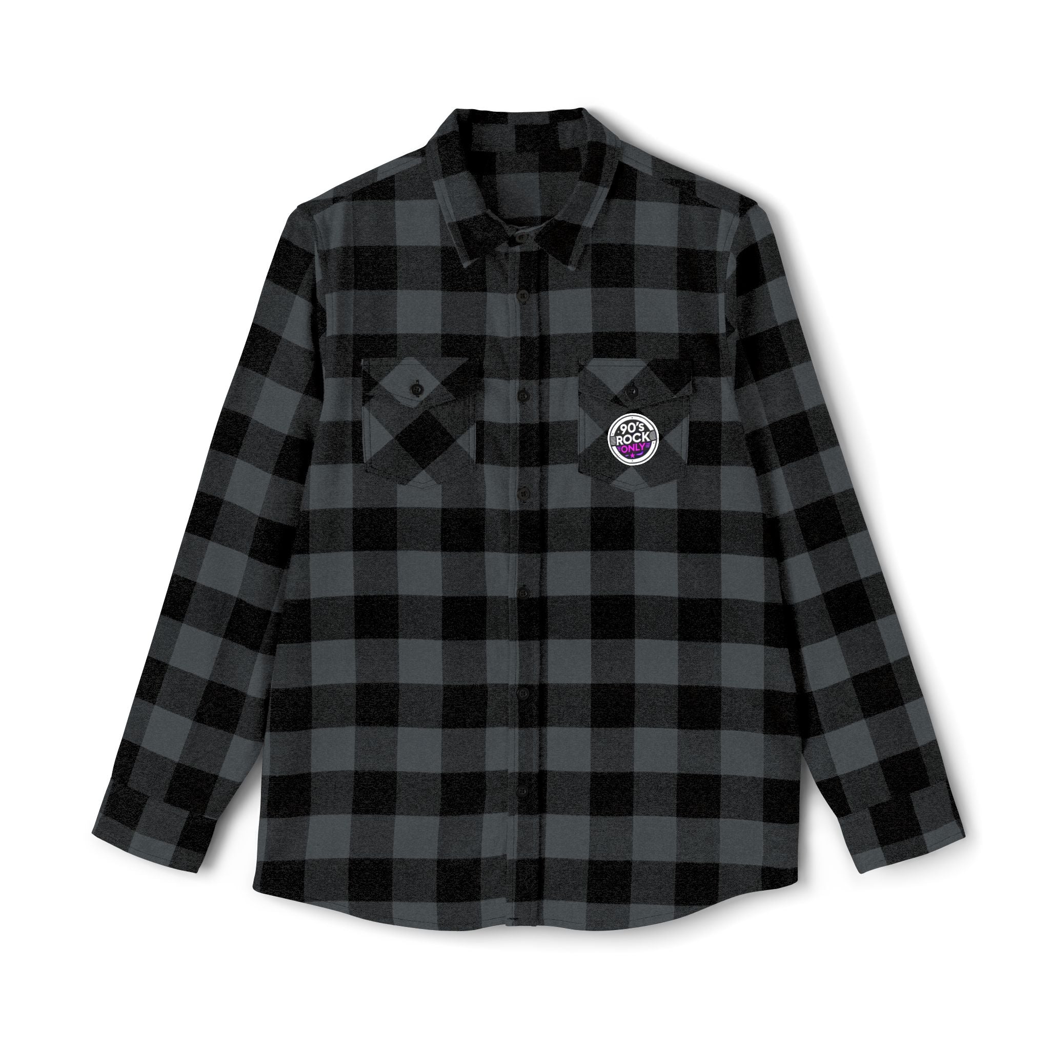 Perza 90’s Rock ONLY Flanellipaita Pyöreä Logo