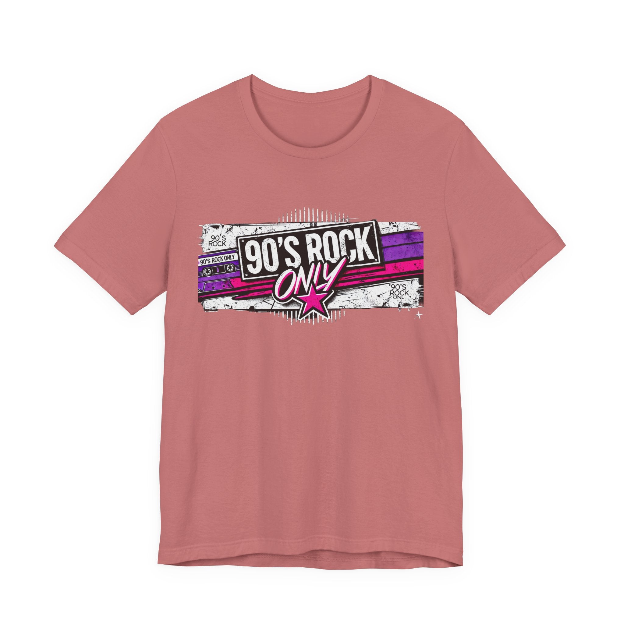 Perza 90’s Rock ONLY Suorakulmainen logo T-paita