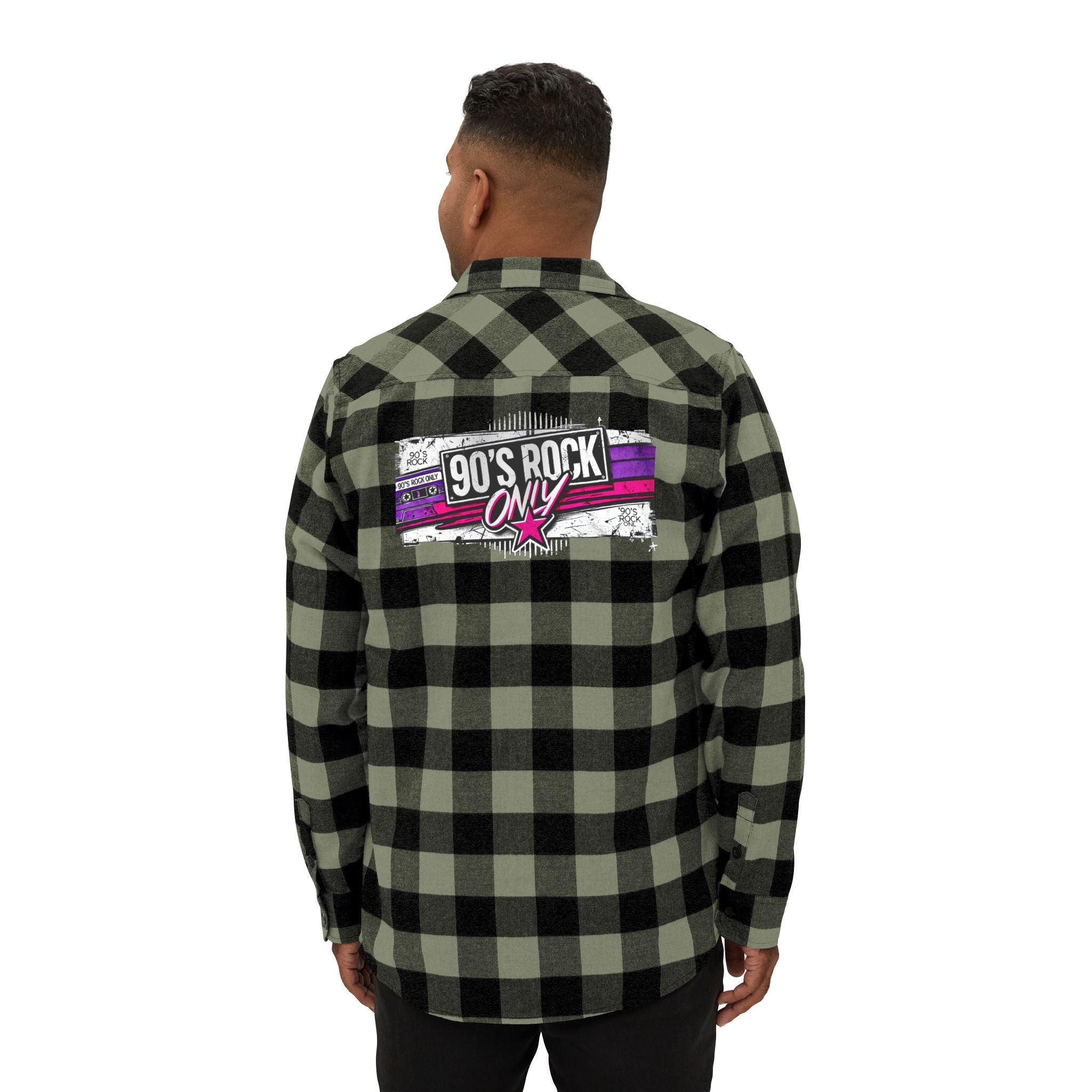 Perza 90’s Rock ONLY Flanellipaita Suorakulmainen Logo