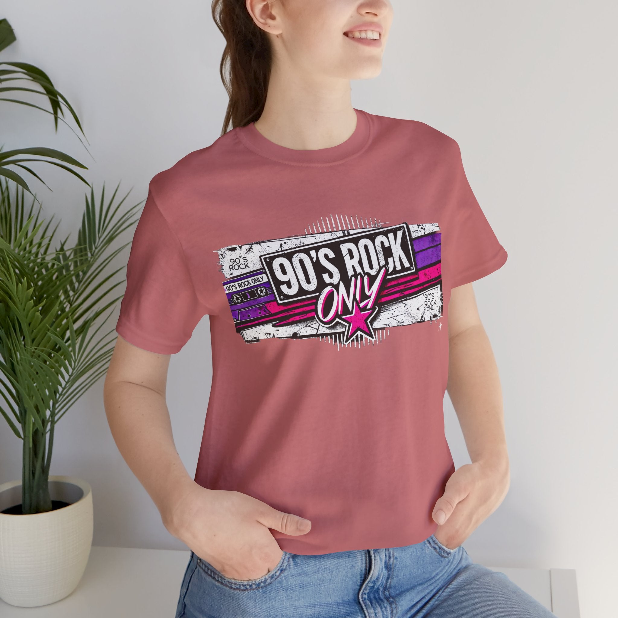 Perza 90’s Rock ONLY Suorakulmainen logo T-paita