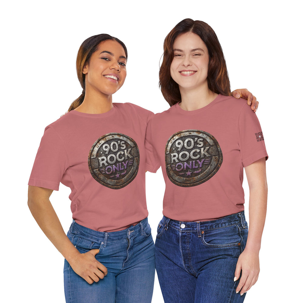 Perza 90’s Rock ONLY Vintage Round Logo T-Shirt - candletown.net