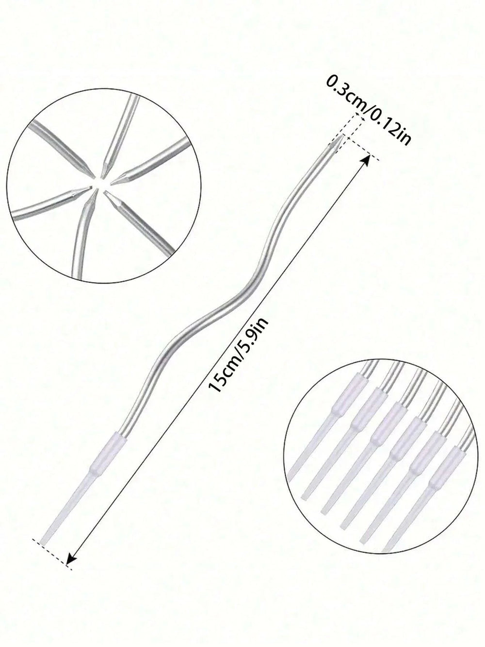 6Pcs Curved Cake Candles - Perfect for Birthdays, Baby Showers & Party Decor - candletown.net