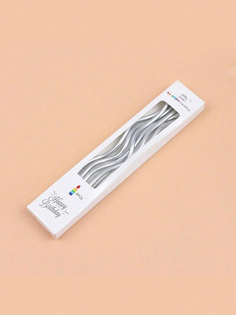 6Pcs Curved Cake Candles - Perfect for Birthdays, Baby Showers & Party Decor - candletown.net