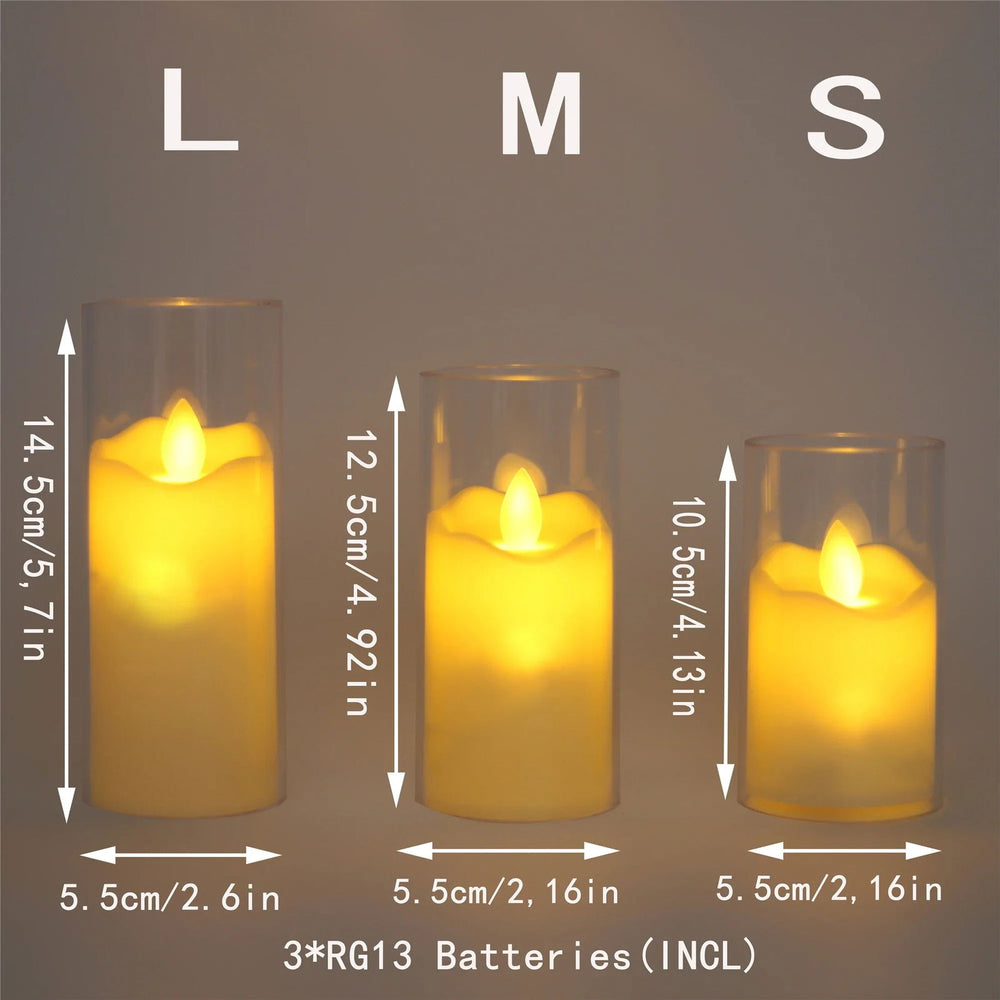 6Pcs LED Flameless Electric Candles - Safe, Flickering Tealights for Special Occasions - candletown.net