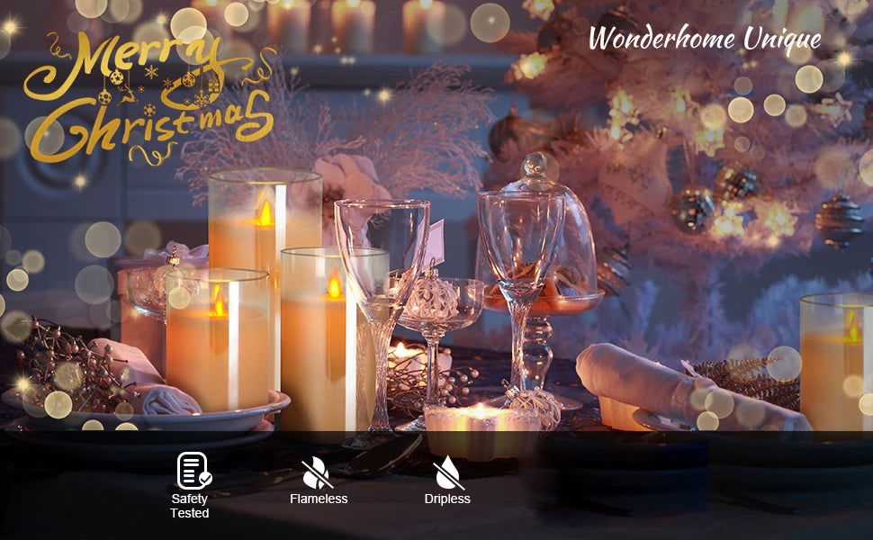 6Pcs LED Flameless Electric Candles - Safe, Flickering Tealights for Special Occasions - candletown.net