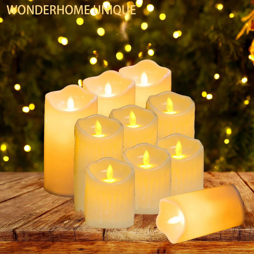 6Pcs LED Flameless Electric Candles - Safe, Flickering Tealights for Special Occasions - candletown.net