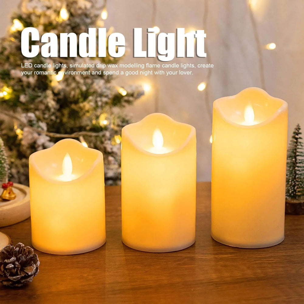 6Pcs LED Flameless Electric Candles - Safe, Flickering Tealights for Special Occasions - candletown.net