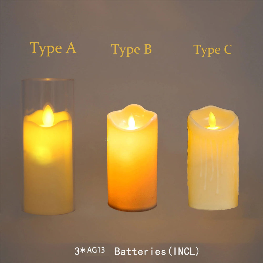 6Pcs LED Flameless Electric Candles - Safe, Flickering Tealights for Special Occasions - candletown.net