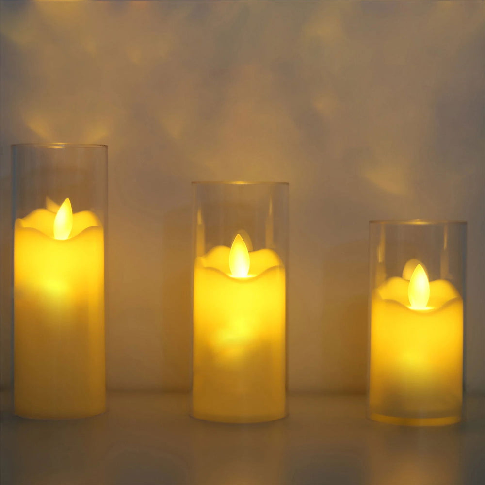 6Pcs LED Flameless Electric Candles - Safe, Flickering Tealights for Special Occasions - candletown.net