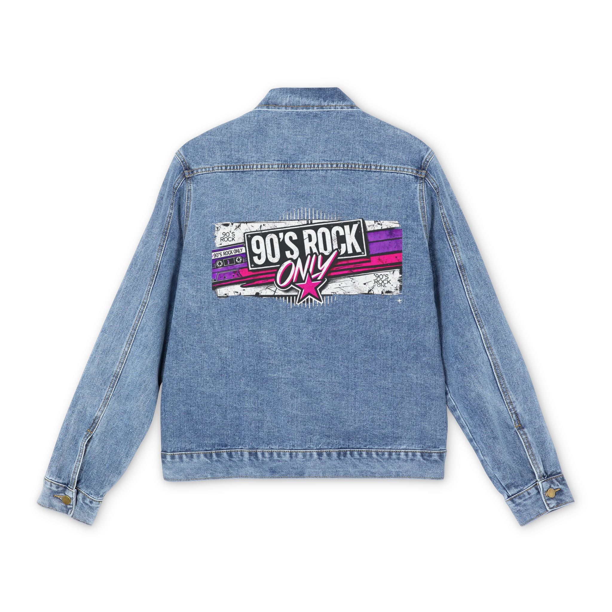 Perza 90’s Rock ONLY Suorakulmainen Logo Farkkutakki