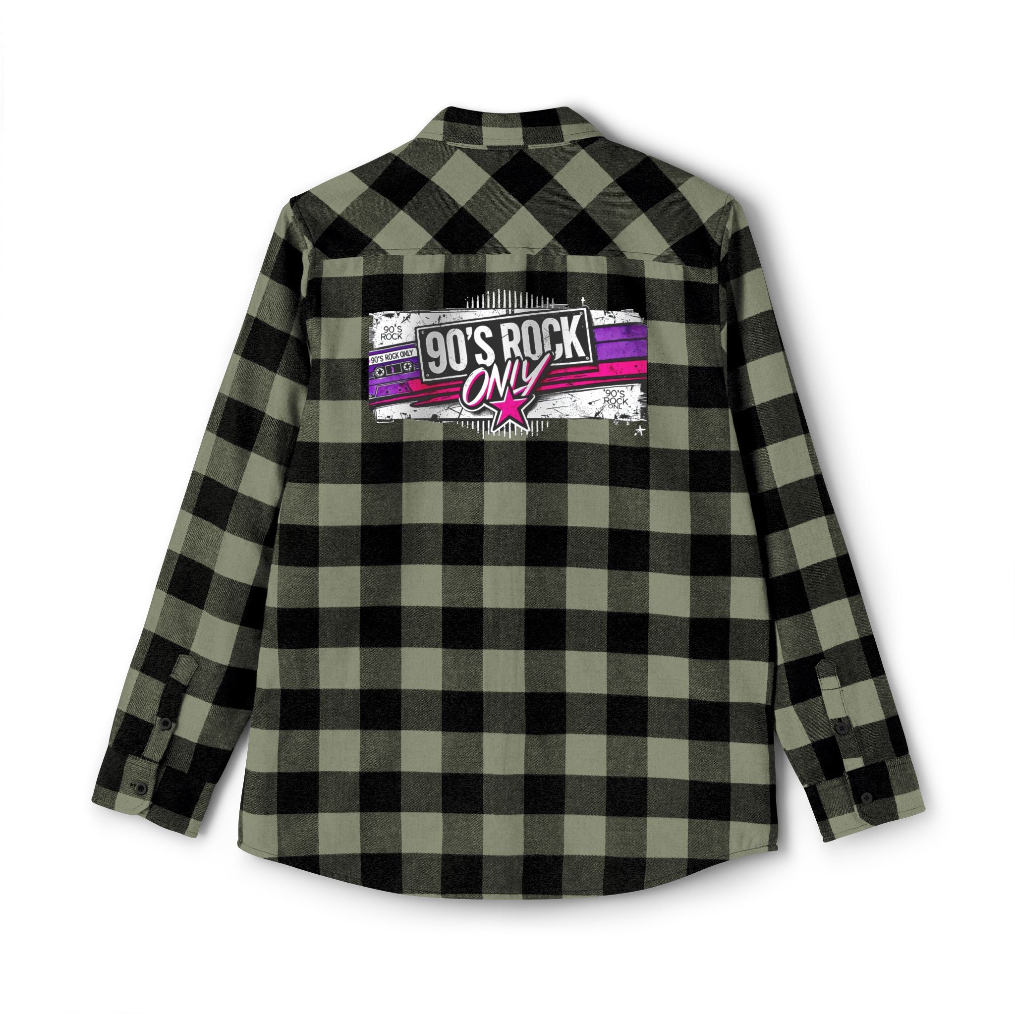 Perza 90’s Rock ONLY Flanellipaita Suorakulmainen Logo