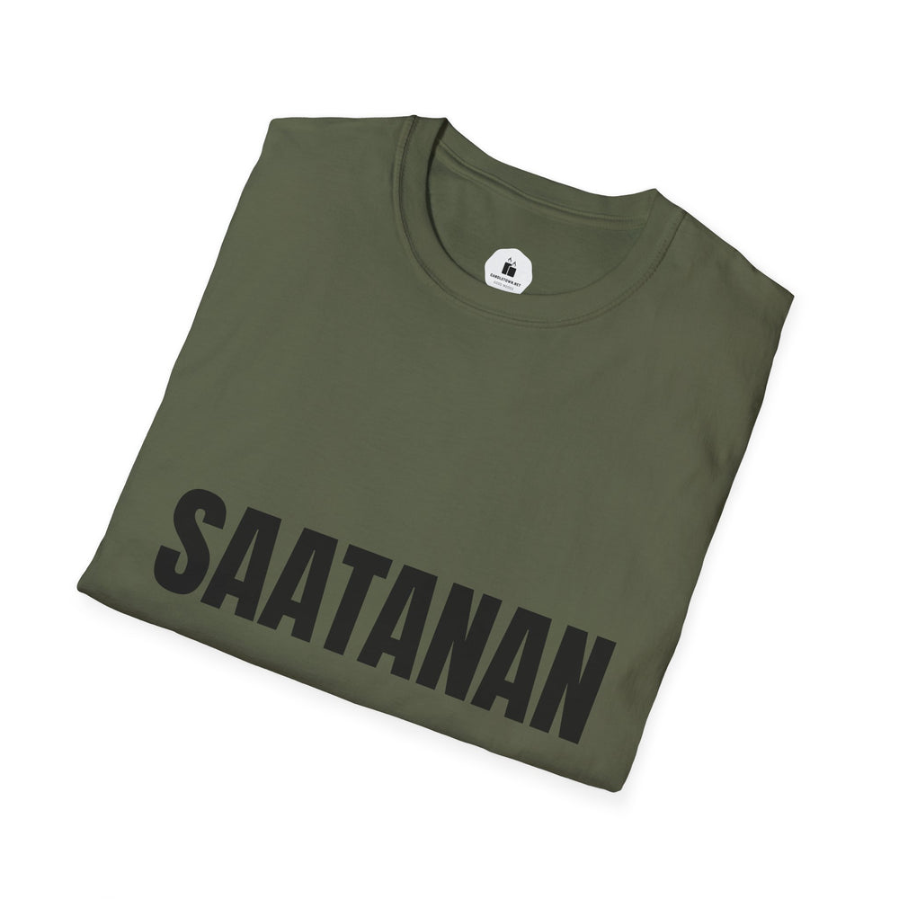 SAATANAN TUNARIT — Personalized White Graphic T‑Shirt - candletown.net