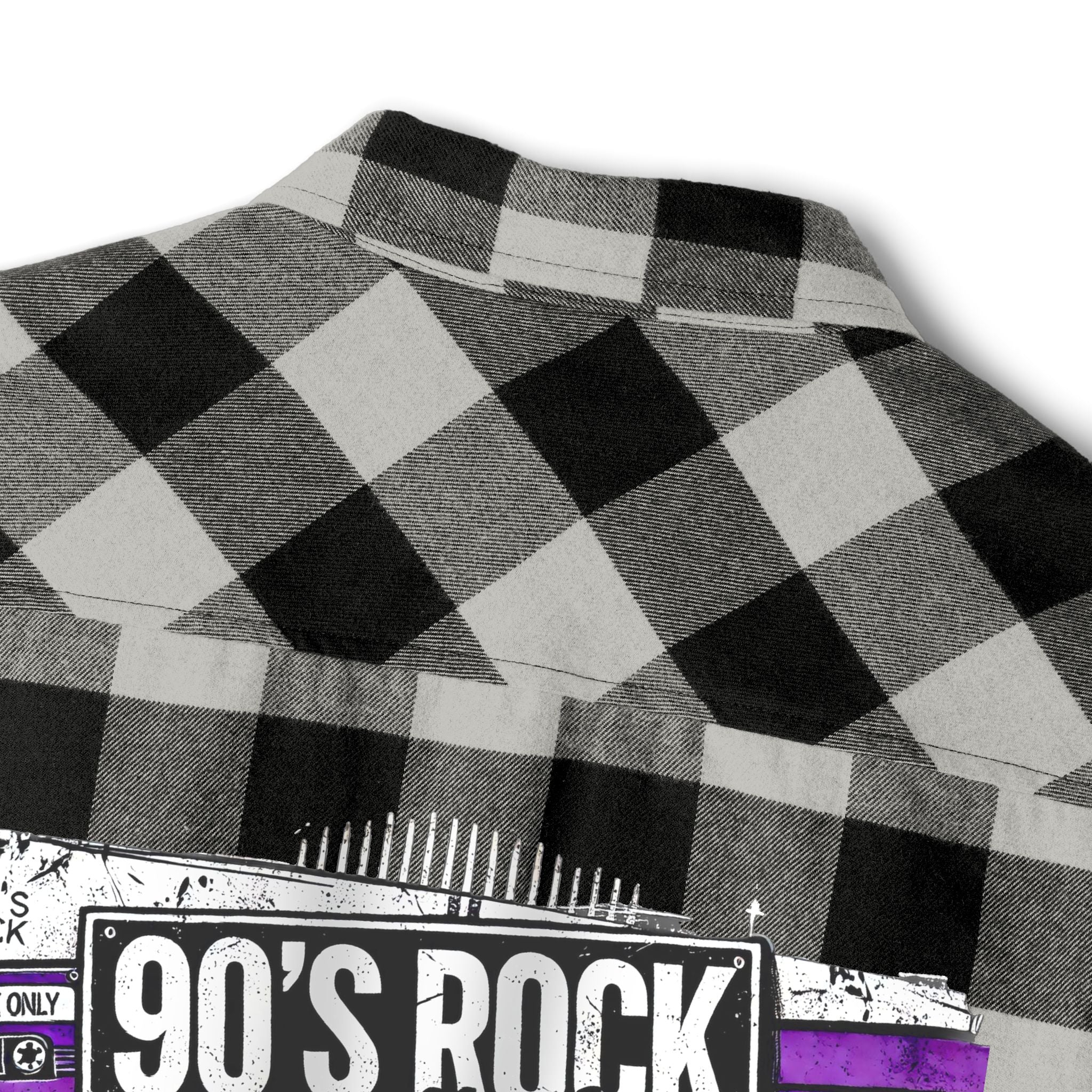 Perza 90’s Rock ONLY Flanellipaita Suorakulmainen Logo