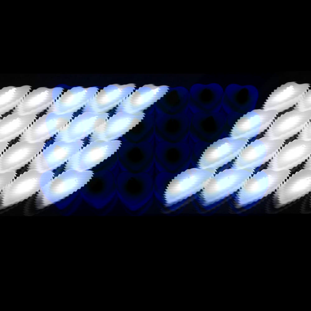 8-48 Packs Heart Shape LED Candle Flameless Tealight Love Candles - candletown.net