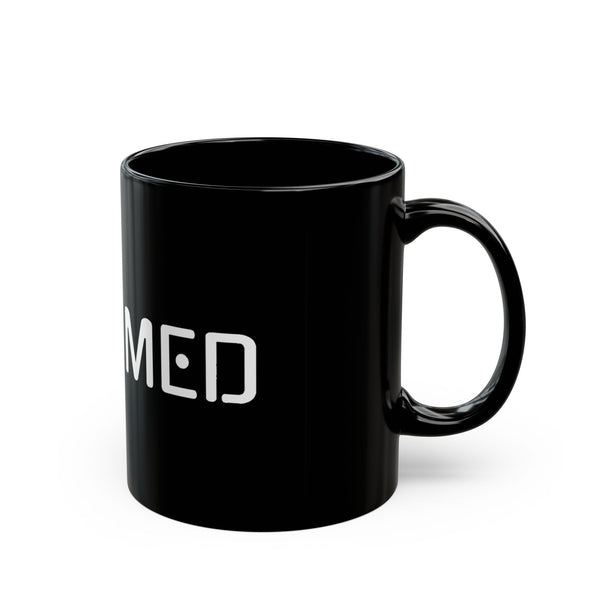 Black MED Mug – Minimalist Ceramic Design