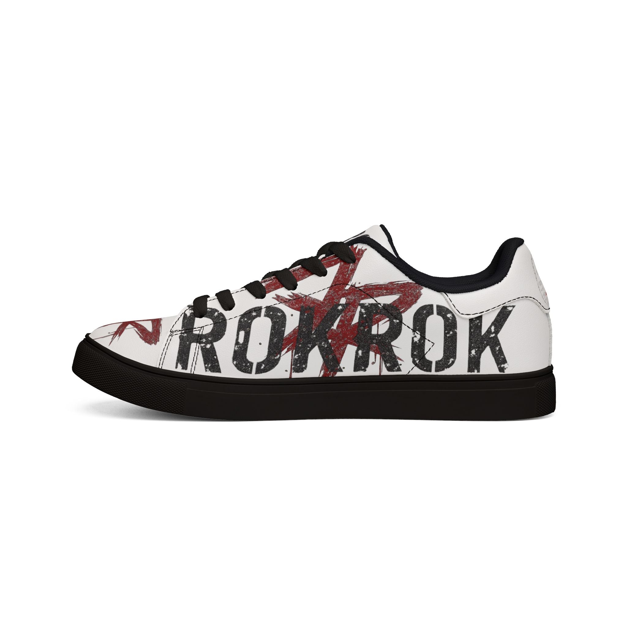 ROKROK Street Division White Low-Top Sneakers
