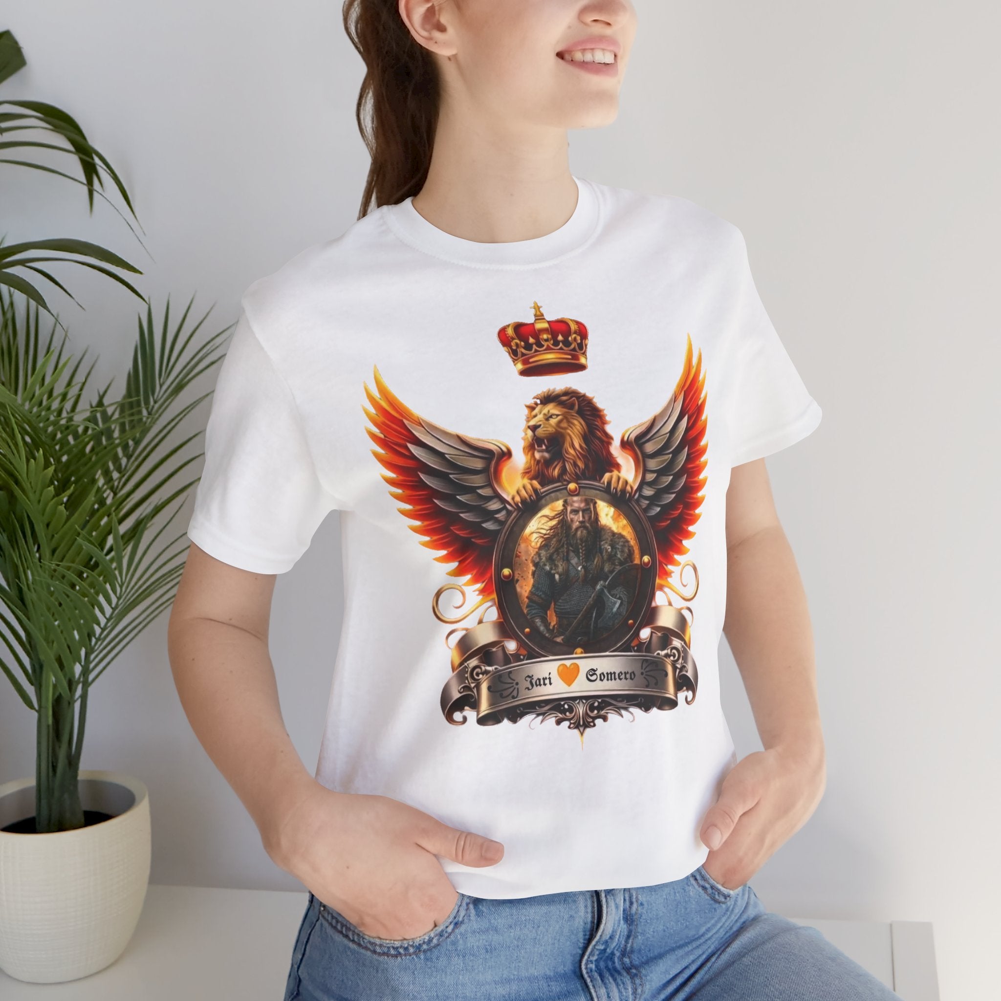 Jari Somero – Royal Winged Lion Crest T-Shirt