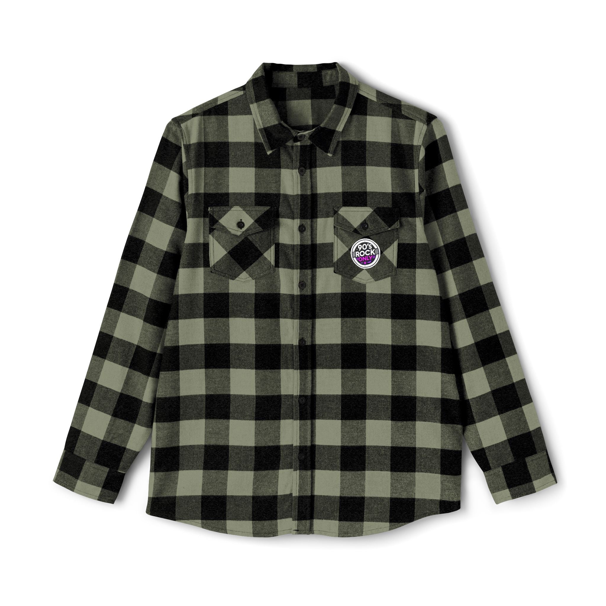 Perza 90’s Rock ONLY Flanellipaita Pyöreä Logo